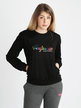 Women's crewneck sweatshirt with print