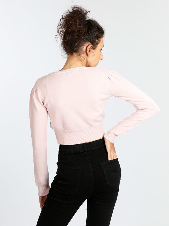 Women's cropped pullover