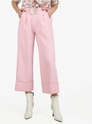 Women's culotte trousers with pockets