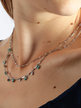 Women's double chain necklace