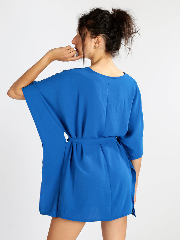 Women's dress with batwing sleeves