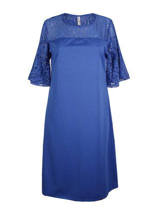Women's dress with plus size lace