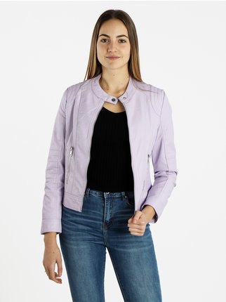 Women's eco-leather jacket