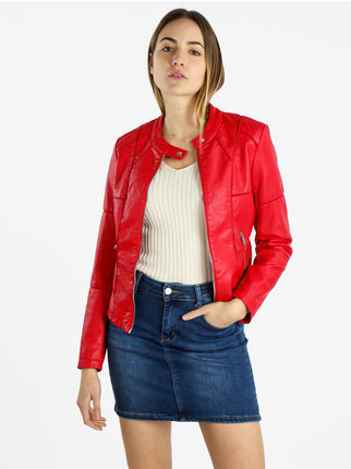 Women's eco-leather jacket
