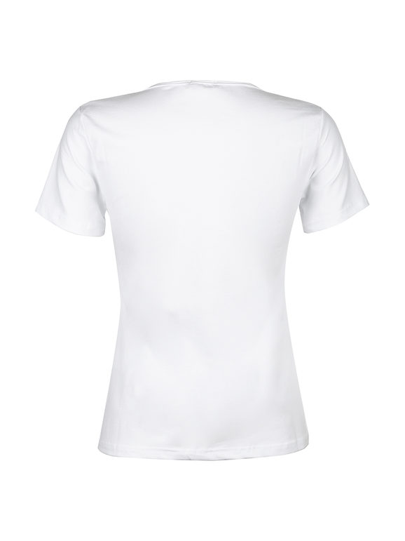 Women's elastic cotton T-shirt