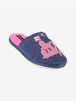 Women's fabric slippers