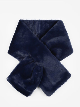 Women's faux fur scarf