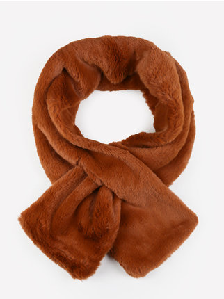 Women's faux fur scarf