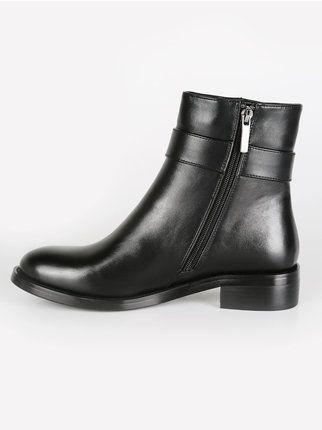 Women's faux leather ankle boots