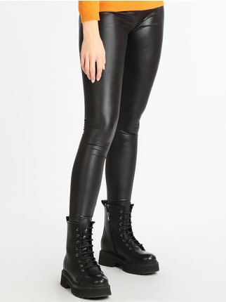 Women's faux leather leggings
