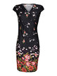 Women's fitted floral dress