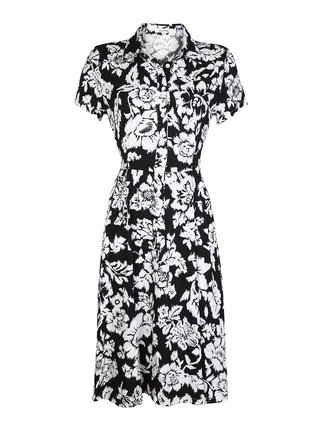 Women's floral flared dress