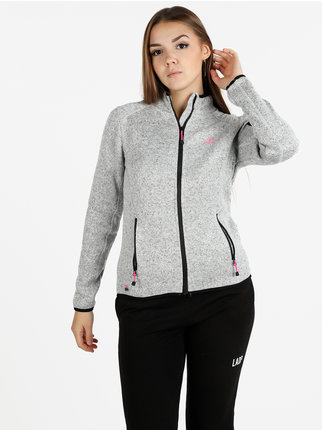 Women's full zip sports sweatshirt
