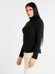 Women's half-zip fleece sweatshirt