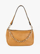 Women's handbag with shoulder strap and chain
