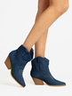 Women's heeled Texan ankle boots