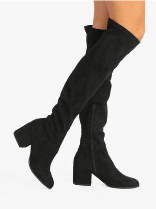 Women's high heeled boots
