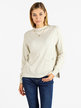 Women's high-necked sweater with pocket