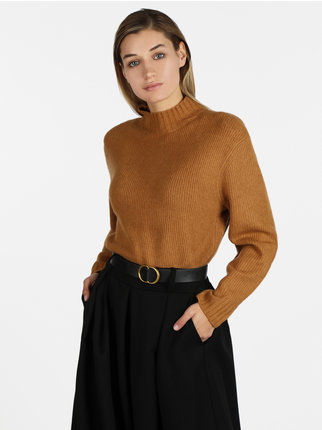 Women's high-necked sweater