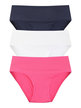 Women's high-waisted briefs in cotton, 3 pairs