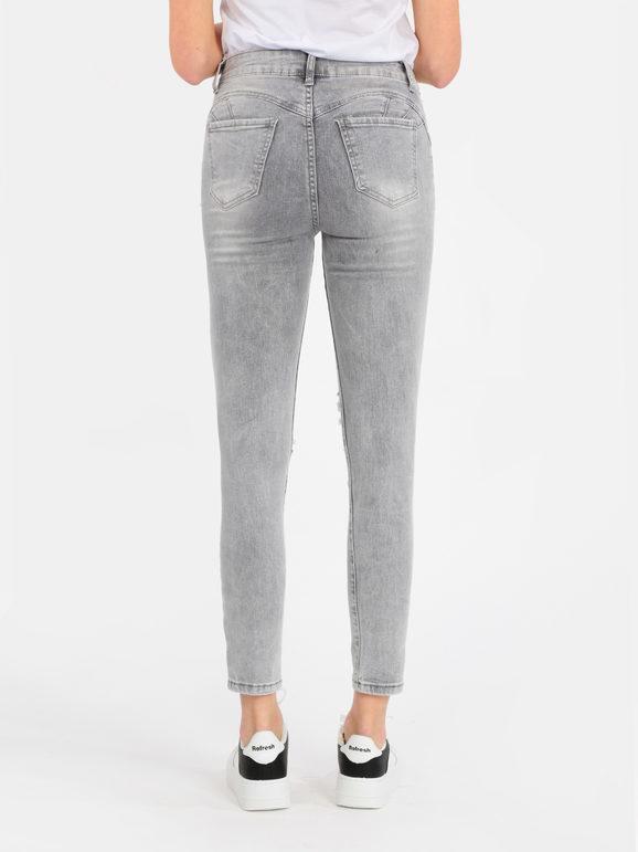 Women's jeans with rips