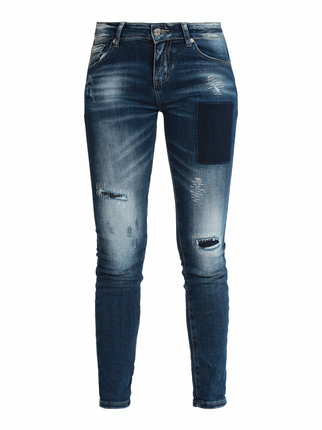 Women's jeans with rips