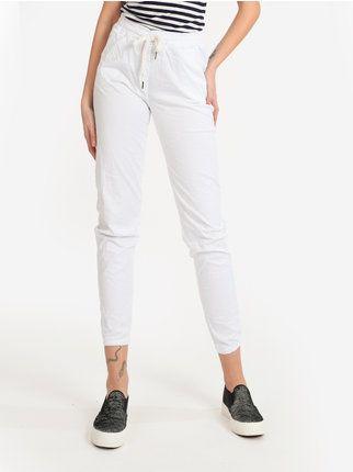 Women's jogger trousers with cuff