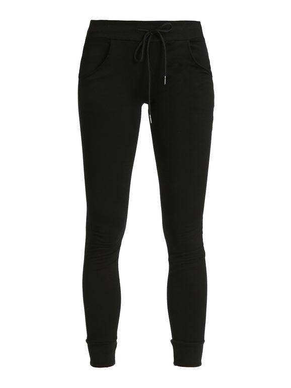 Women's jogger trousers with cuffs