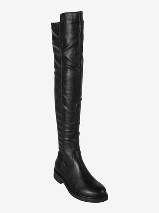 Women's knee-high boots without heels