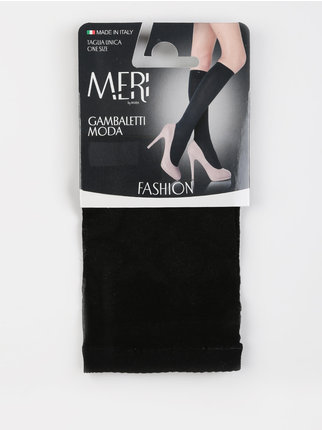Women's knee-highs with lace
