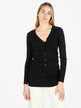 Women's knitted cardigan with buttons