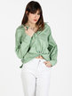 Women's knotted cotton blouse