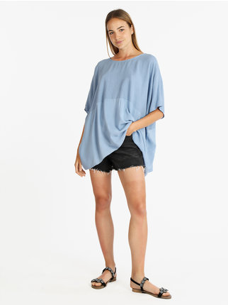 Women's linen blend maxi sweater
