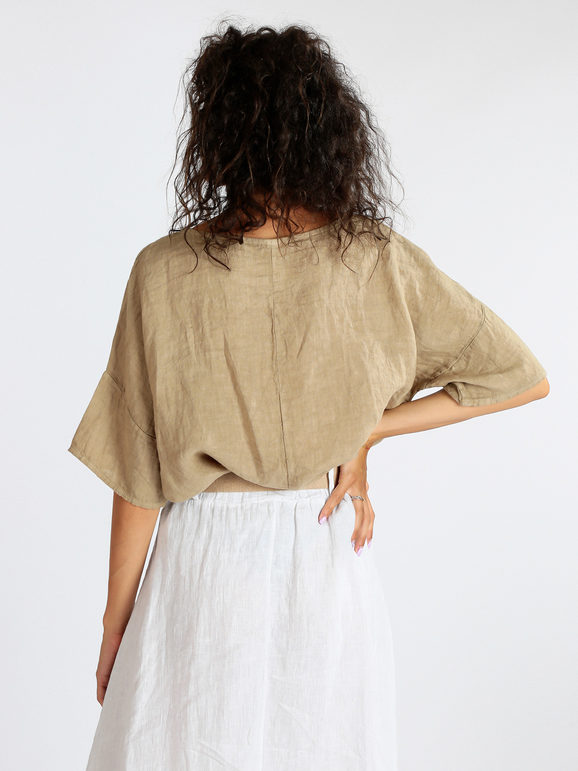 Women's linen blouse