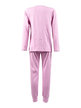 Women's long pajamas in cotton with lace
