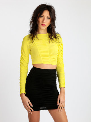 Women's long-sleeved stretch top