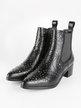 Women's low ankle boots with studs