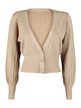 Women's low-cut cardigan with buttons