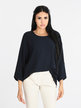Women's maxi blouse with batwing sleeves