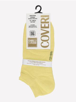 Women's mercerized cotton foot protection socks