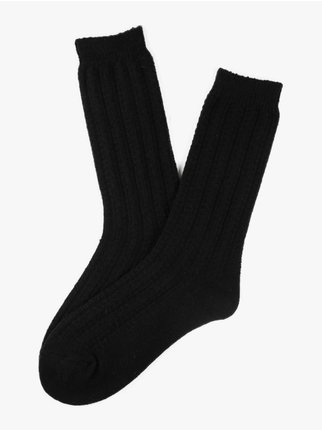 Women's midi socks in warm cotton