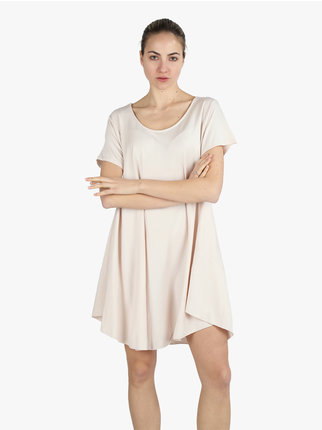 Women's mini dress with short sleeves