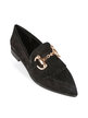 Women's moccasins in leather with fringes