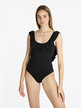 Women's one-piece swimsuit with ruffles