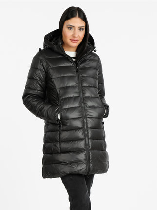 Women's padded jacket with hood