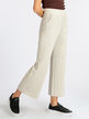 Women's palazzo trousers in warm cotton