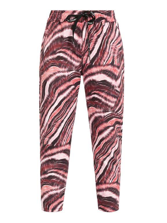 Women's patterned jogger trousers