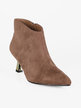 Women's pointed toe heeled ankle boots
