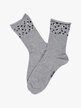 Women's polka dot midi socks