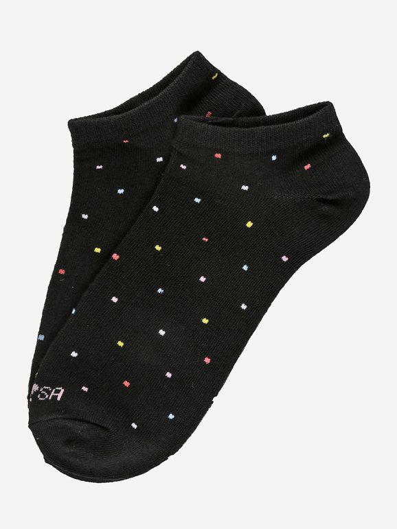 Women's polka dot short socks